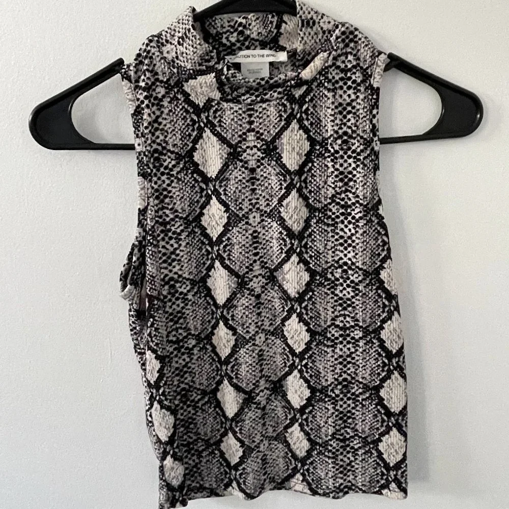 Snake Skin Tank Top - Picture 1 of 3